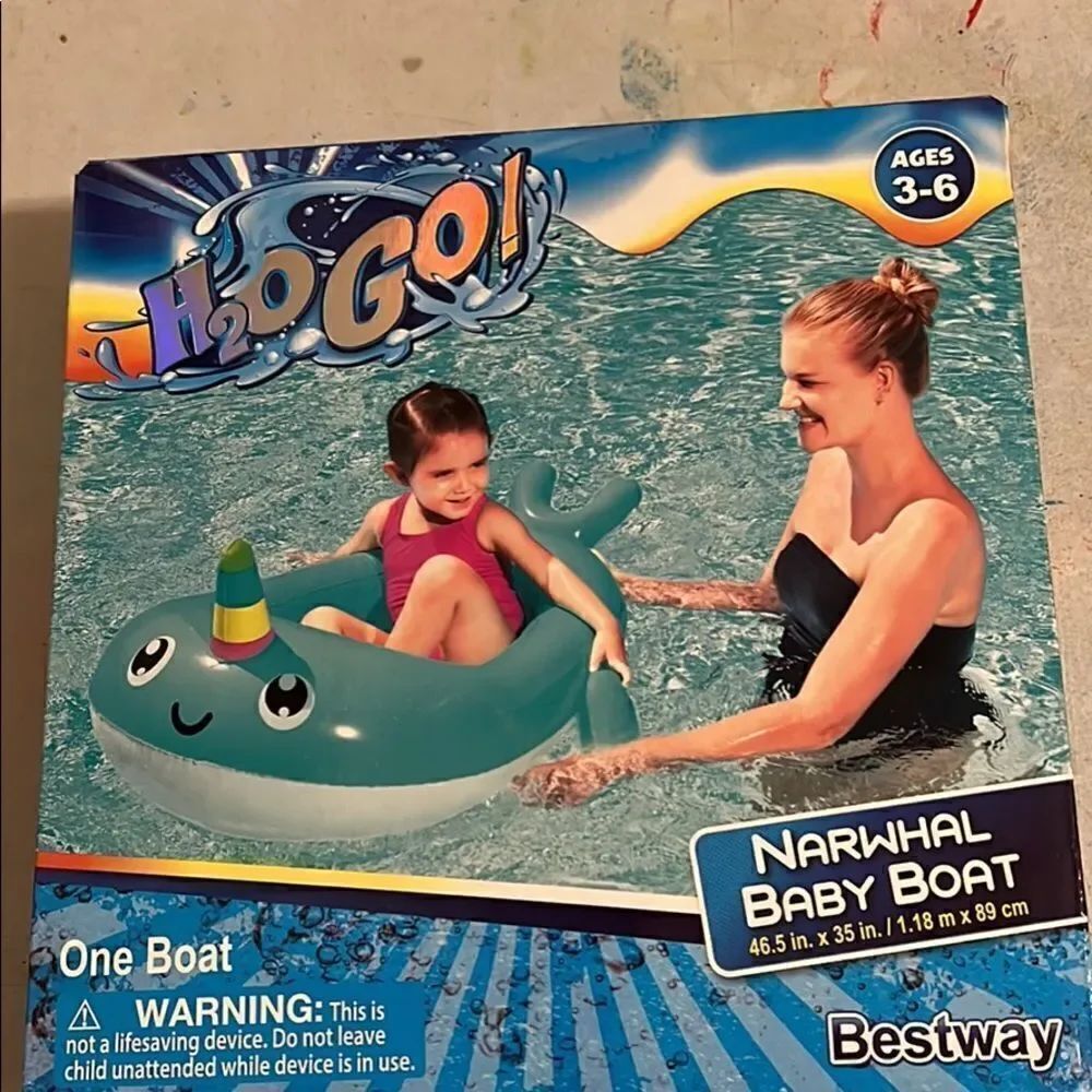H2O Go! Narwhal Baby Boat